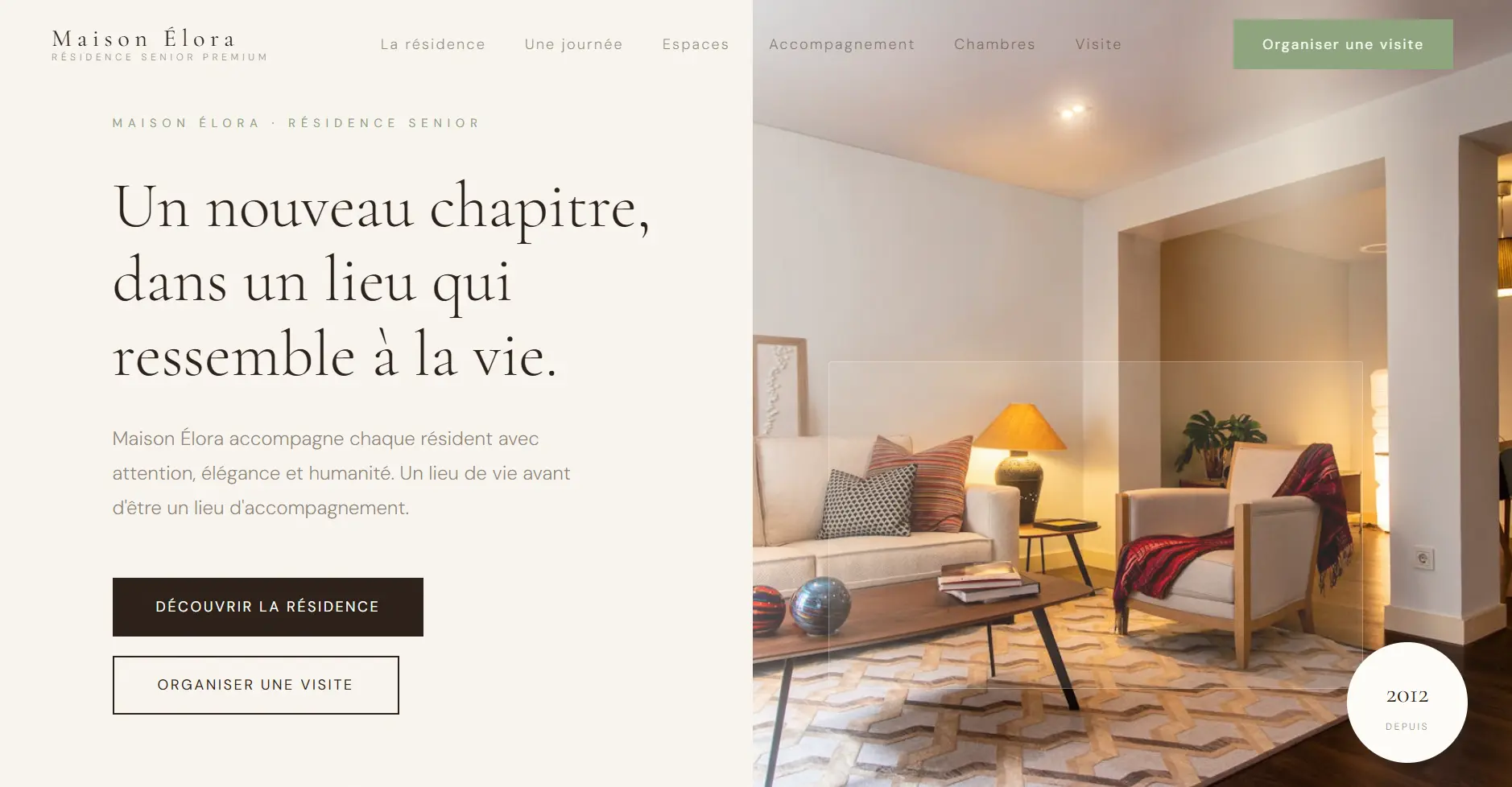 Réalisation web et branding par Julie Leid