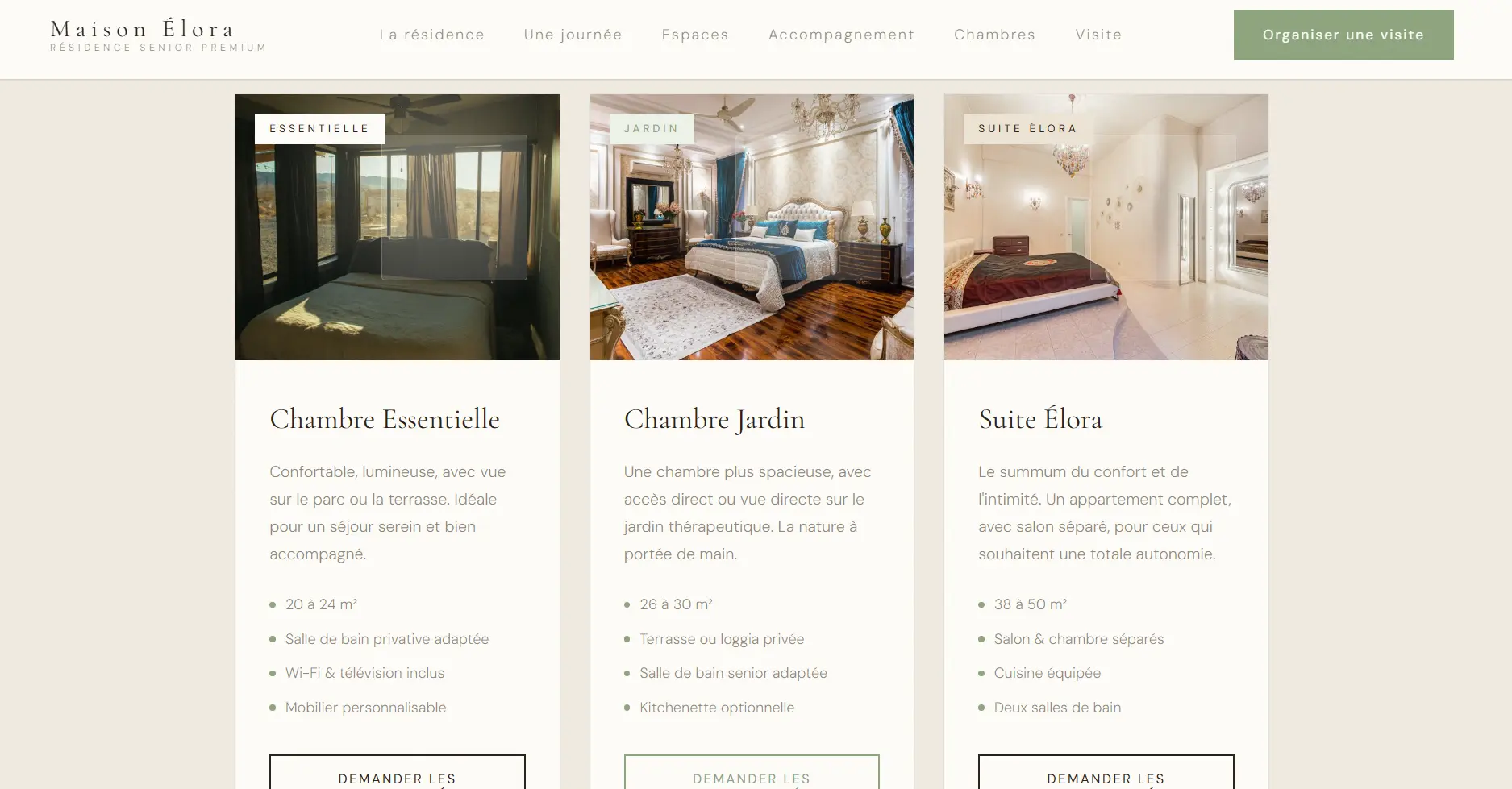 Réalisation web et branding par Julie Leid